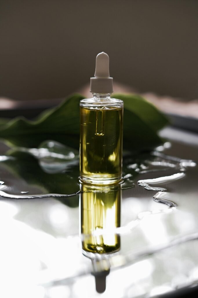 caster oil in a bottle