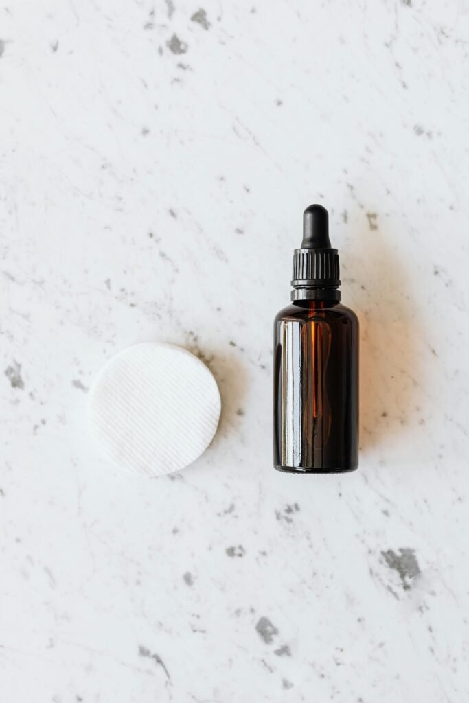 castor oil in a bottle